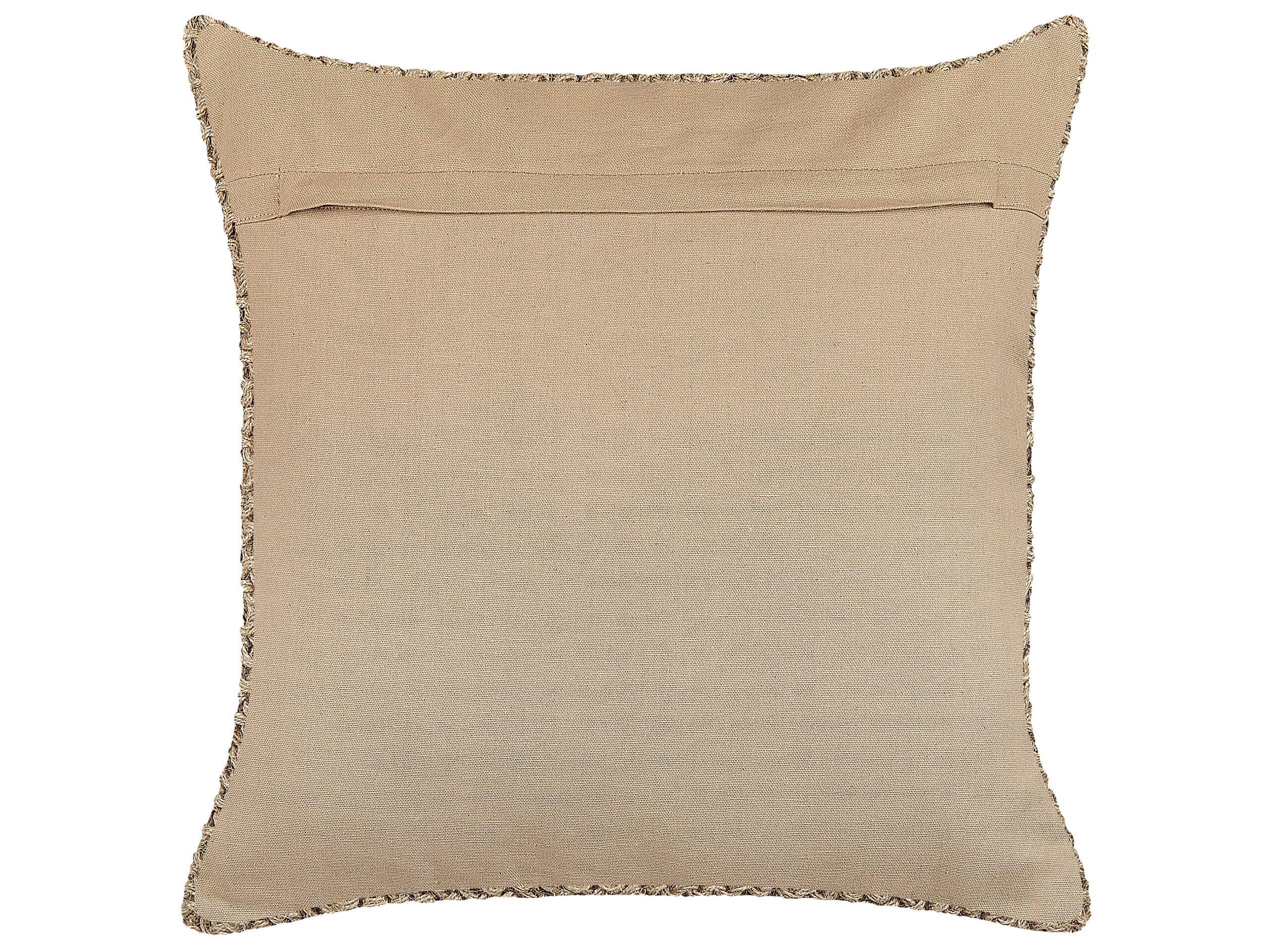 Beliani Coussin en Jute Boho BEGONIA  