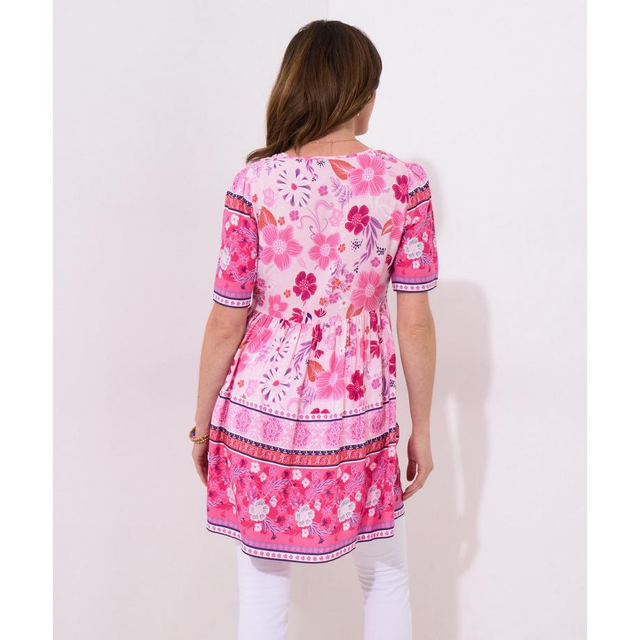 Joe Browns Tunique Florale Manches Courtes  