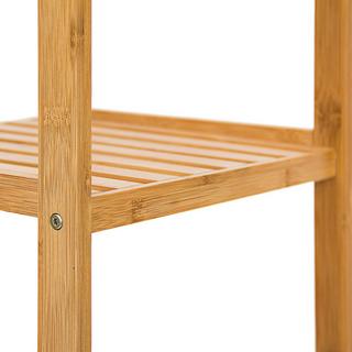 B2X Étagère de salle de bain en bambou avec 3 étagères  