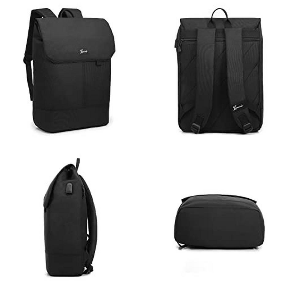 Only-bags.store Kleiner 14 Zoll Laptop Rucksack mit USB Ladeanschluss  
