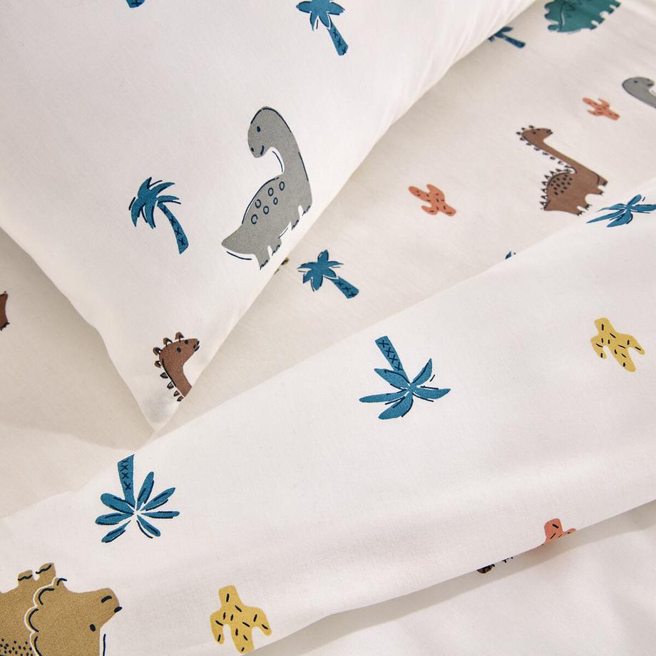 La Redoute Intérieurs Dino Pop Baumwoll Fixleintuch  