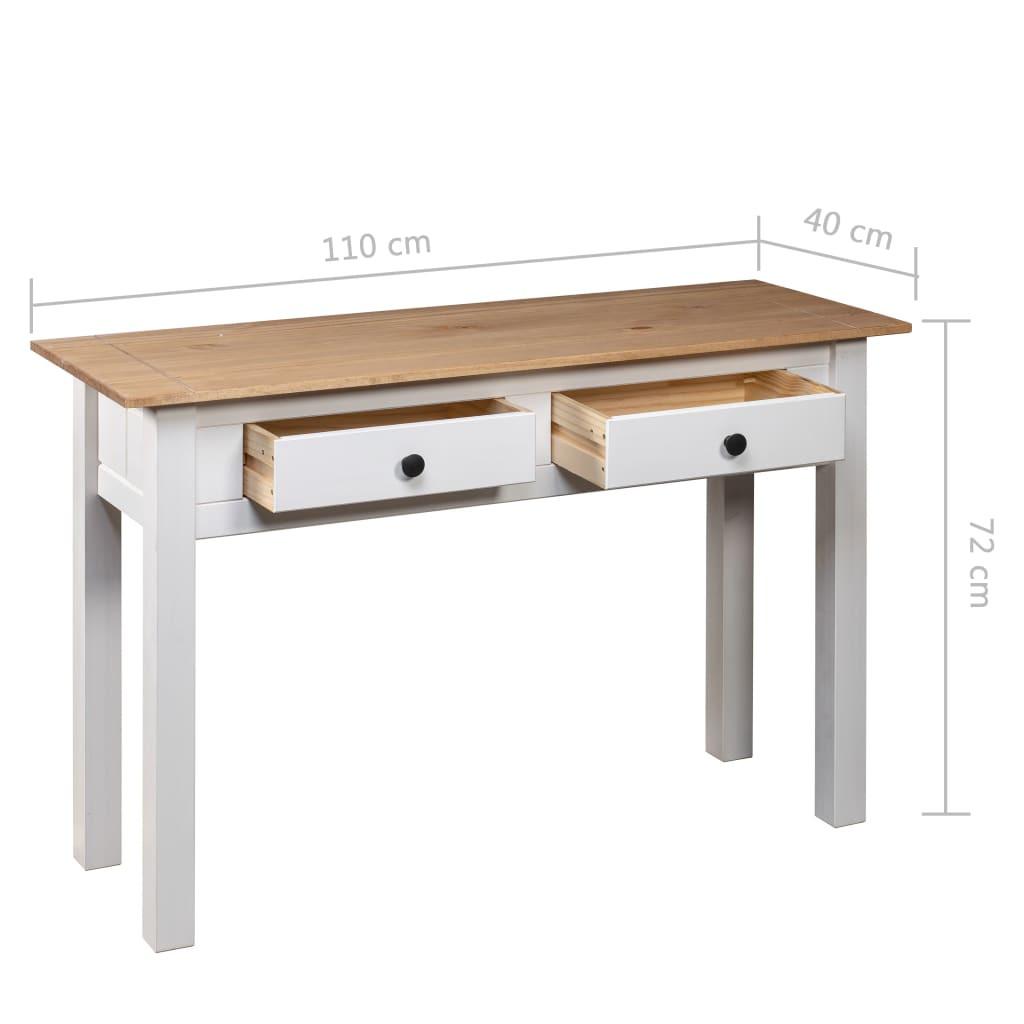 VidaXL Table console bois de pin  