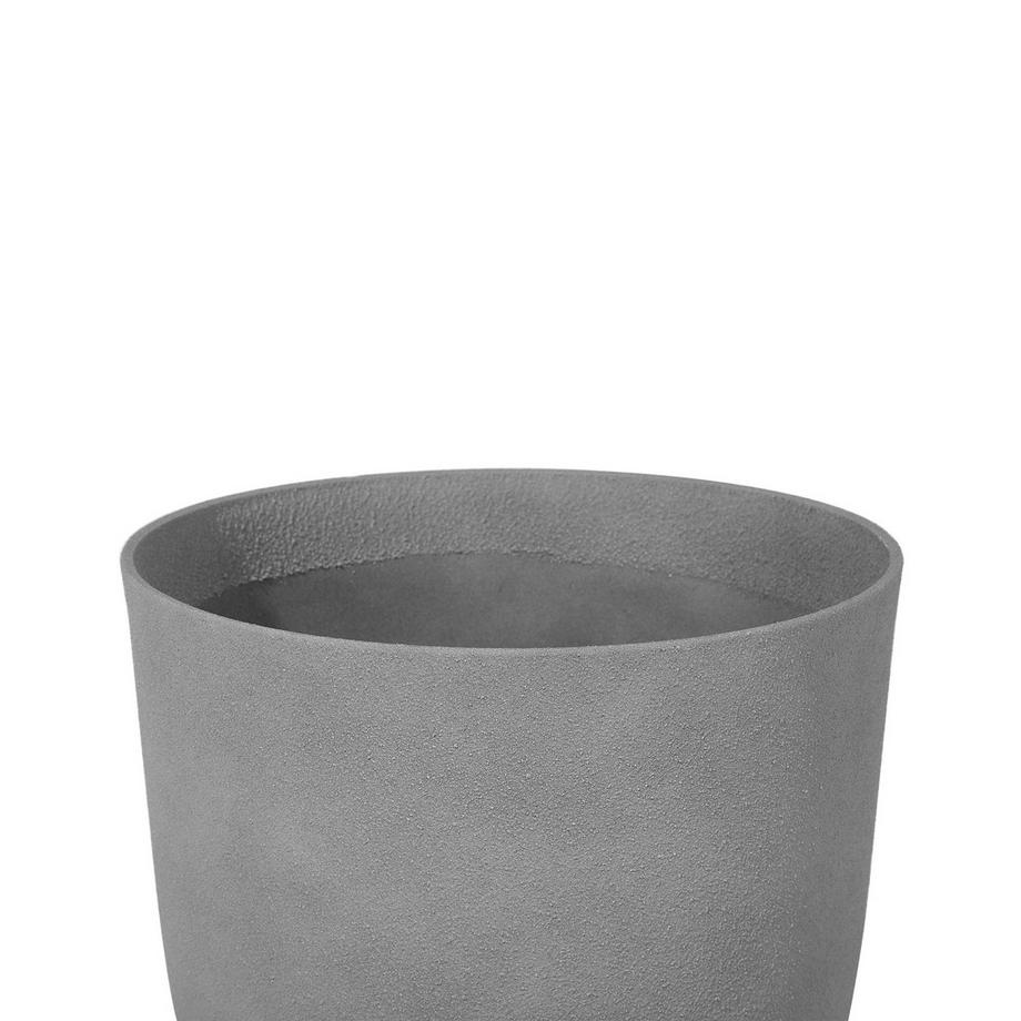 Beliani Set di 2 vasi per piante en Fibra d'argilla Industriale CROTON  