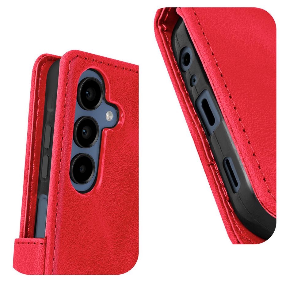 Avizar  Custodia Samsung A15 5G fiori rossa 