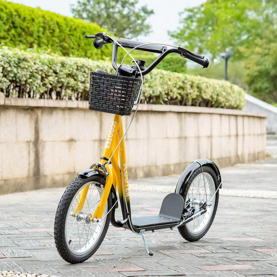 Northio  Kinderroller, höhenverstellbar mit großen Rädern, 2 Bremsen 
