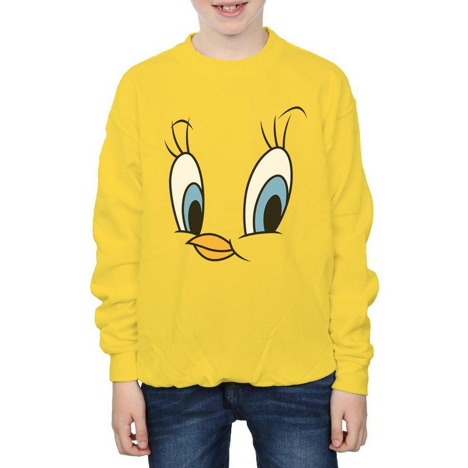 LOONEY TUNES  Tweety Pie Face Sweatshirt 