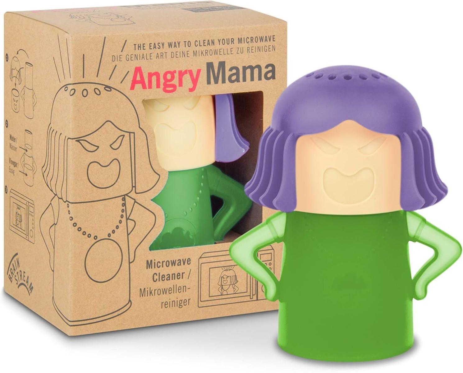Angry Mama Mikrowellenreiniger Lila + Grün  