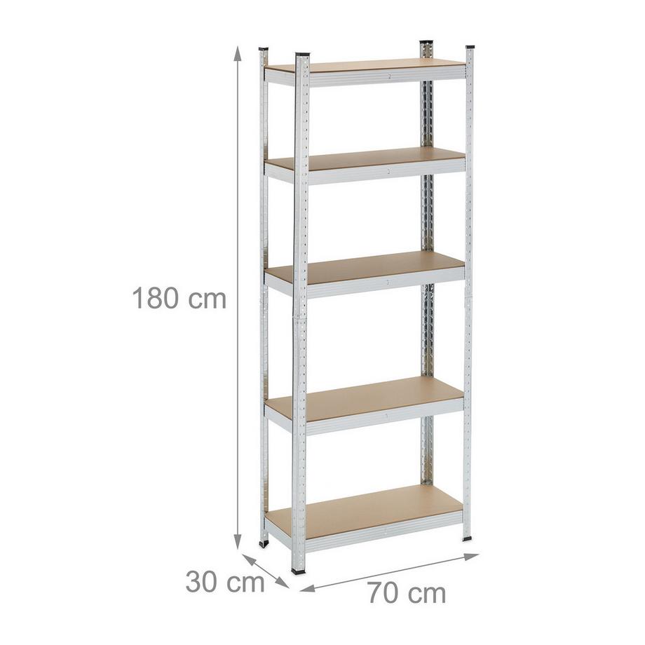 Northix Hochleistungs-Mehrzweckregal-Set  
