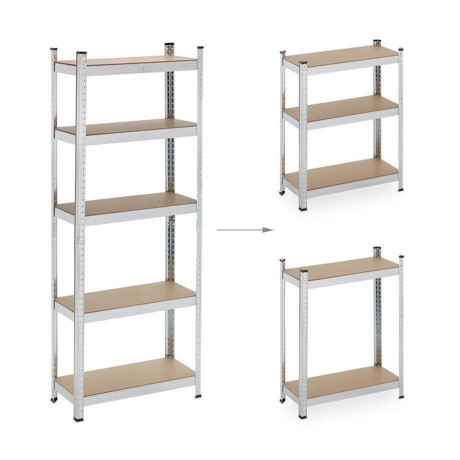 Northix Hochleistungs-Mehrzweckregal-Set  