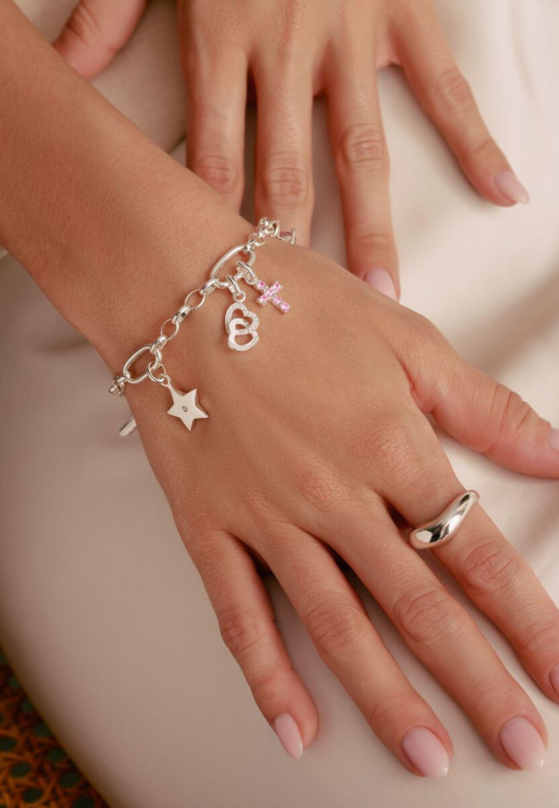Thomas Sabo  Charm-Anhänger Stern mitem Stein Connect 