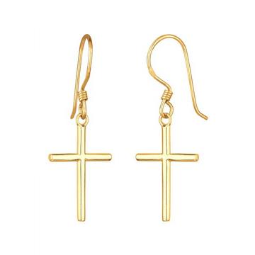 Boucles d'Oreilles Croix