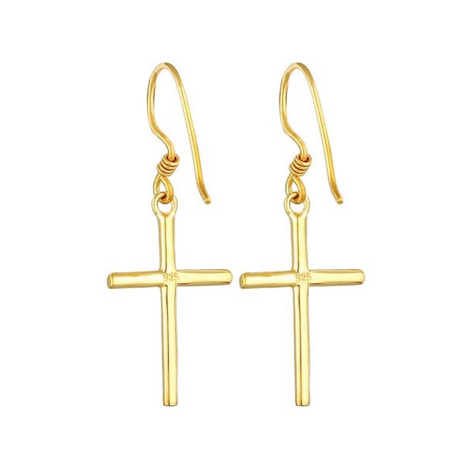Elli  Boucles d'Oreilles Croix 