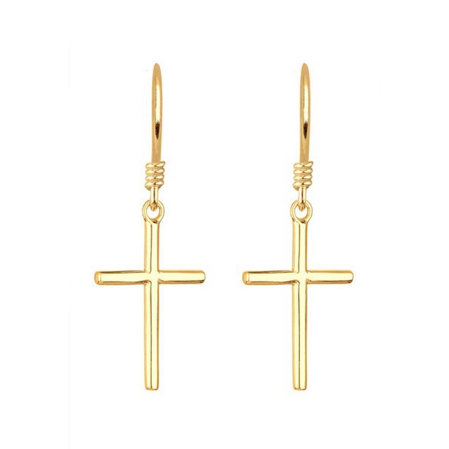 Elli  Boucles d'Oreilles Croix 