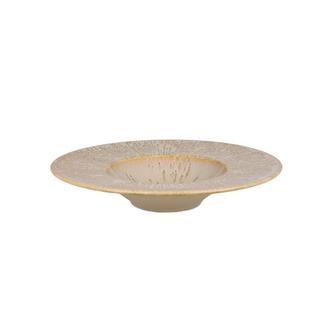 Bonna Assiette De Pâtes - Sand Snell -  Porcelaine - lot de 2  