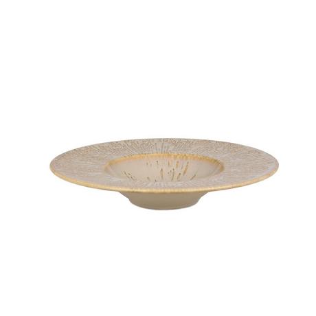 Bonna Assiette De Pâtes - Sand Snell -  Porcelaine - lot de 2  