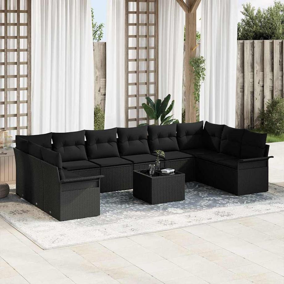 VidaXL Divano da giardino Polyrattan  