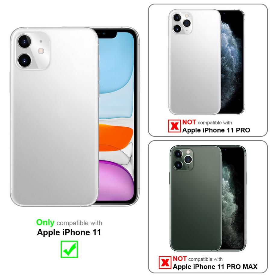 Cadorabo  Display Schutzglas für iPhone 11 3er Pack Schutzfolie 