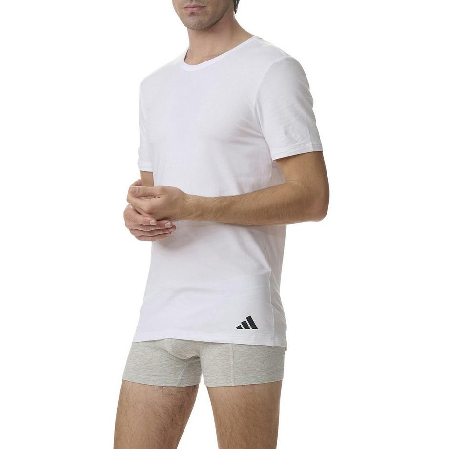 adidas Active Flex Cotton T-Shirt Girocollo Confezione da 4  