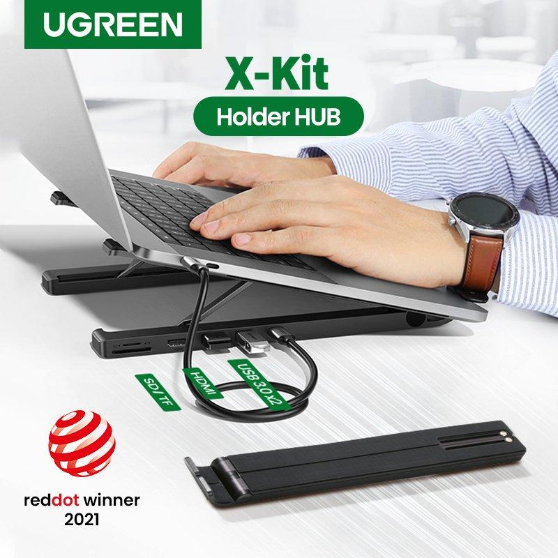UGREEN  X-Kit Cablato USB 3.2 Gen 1 (3.1 Gen 1) Type-C Nero 
