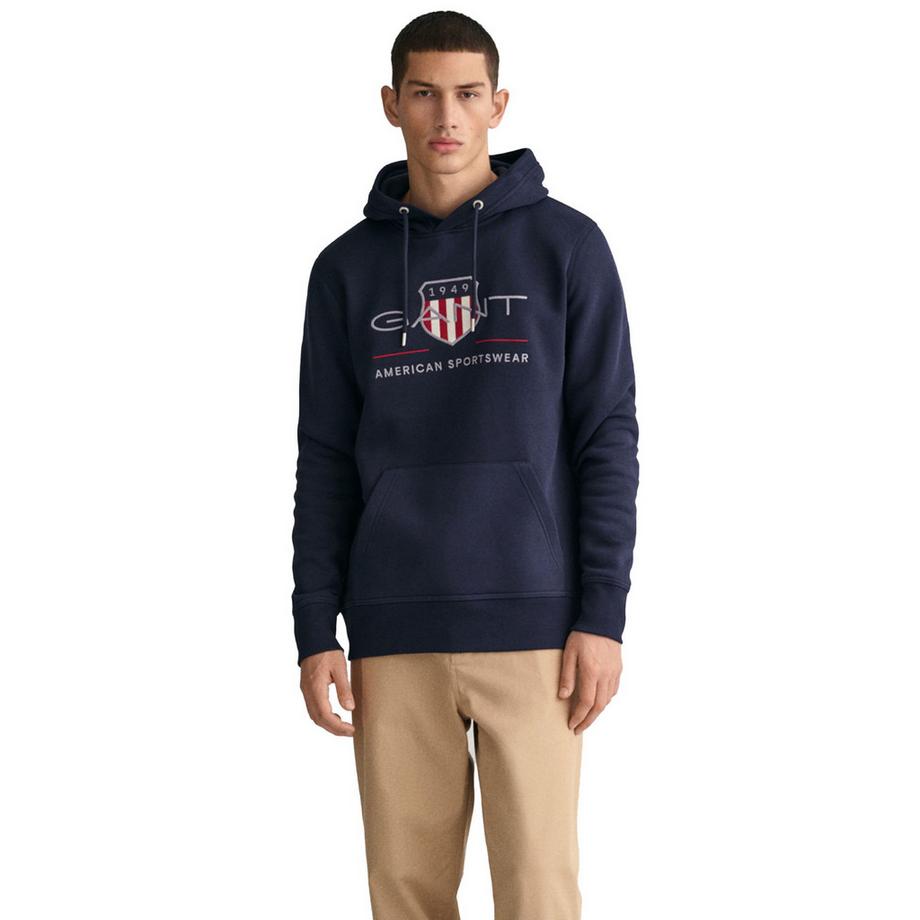 GANT Archive Shield Regular Fit Hoodie  