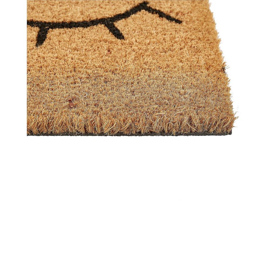 Beliani Tappetino da Ingresso en Fibra di Cocco Moderno TAPULAO  