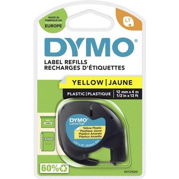 DYMO LT Cassetta nastro Colore Nastro: Giallo - Hyper Colore carattere: Nero 12 mm 4 m S0721620