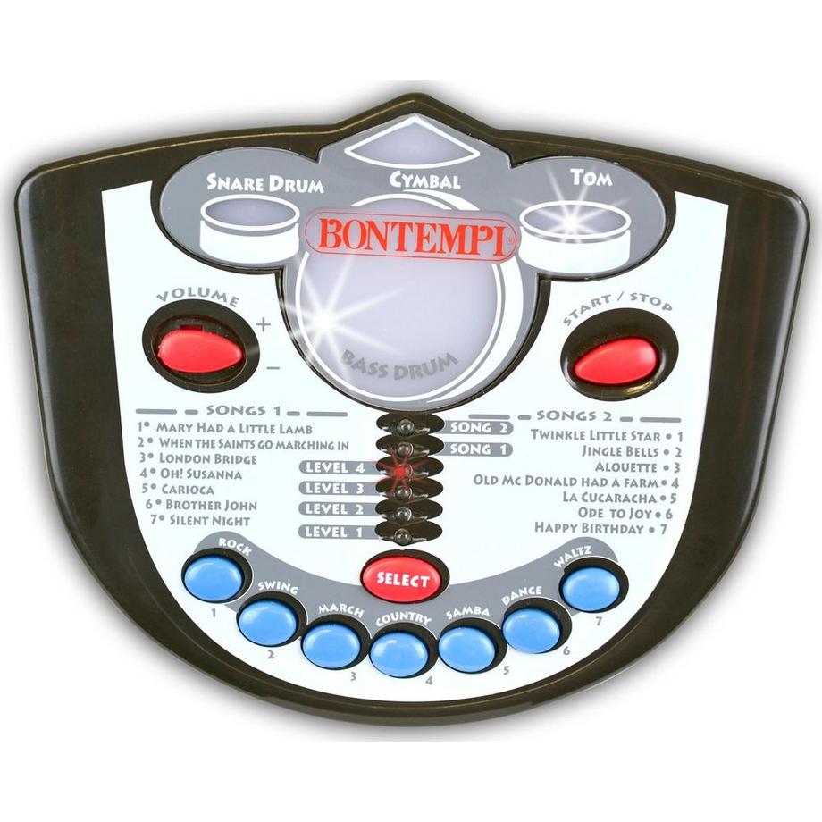 BONTEMPI  Musikinstrument Schlagzeug mit Tutor 