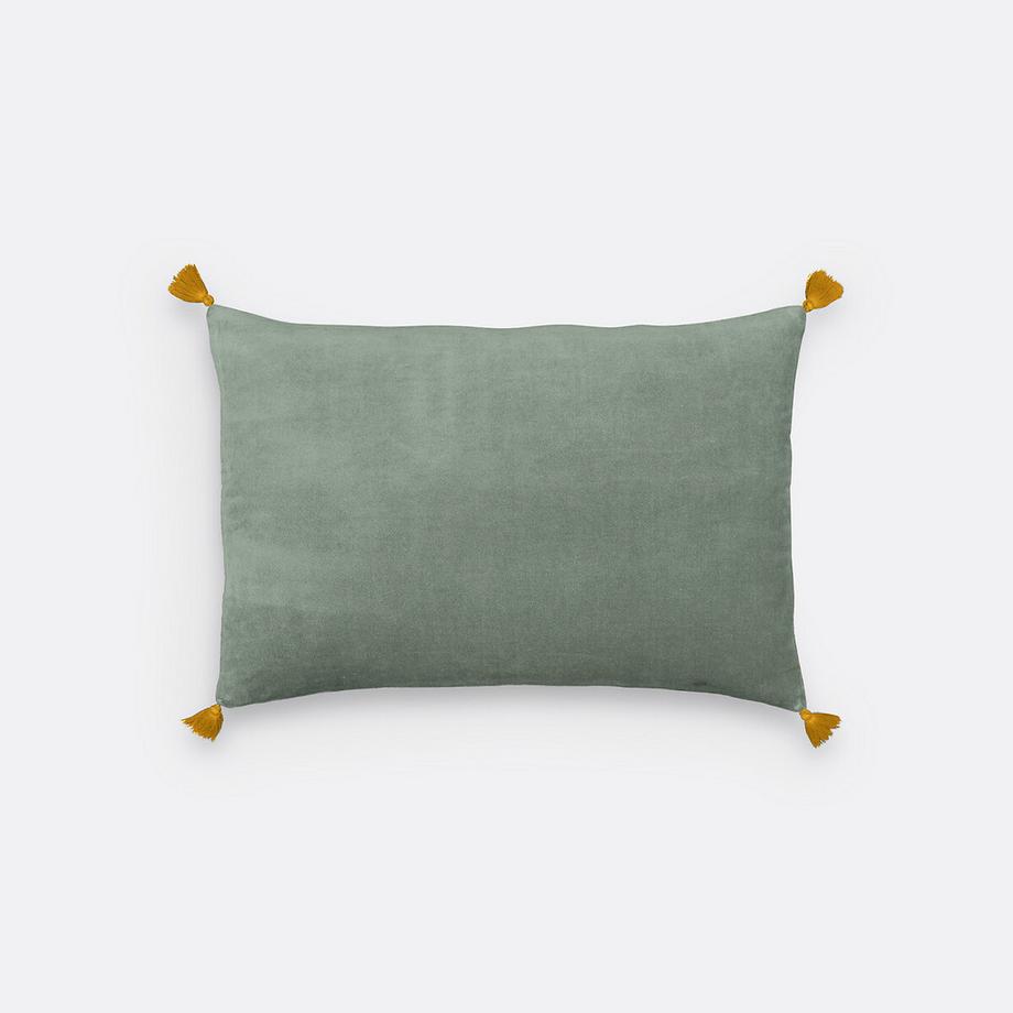 Housse de coussin velours
