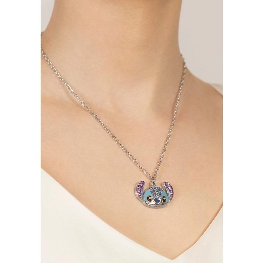 Disney  Collier Pendentif Tête en    Stitch 