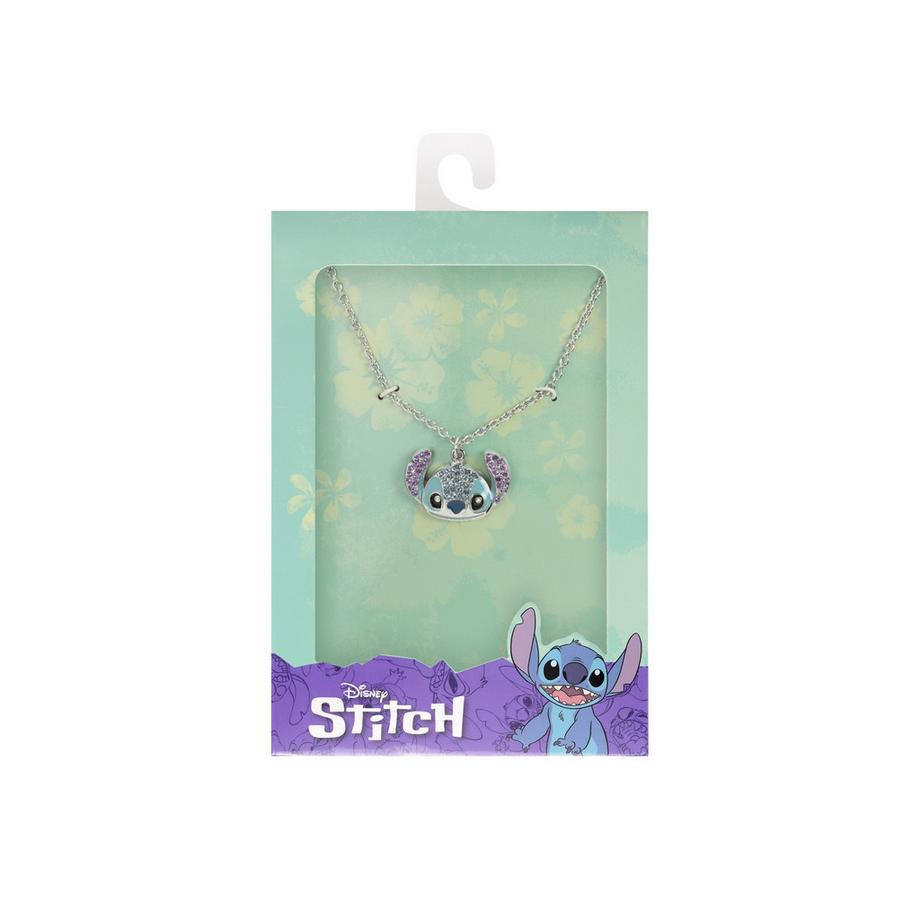 Disney  Collier Pendentif Tête en    Stitch 