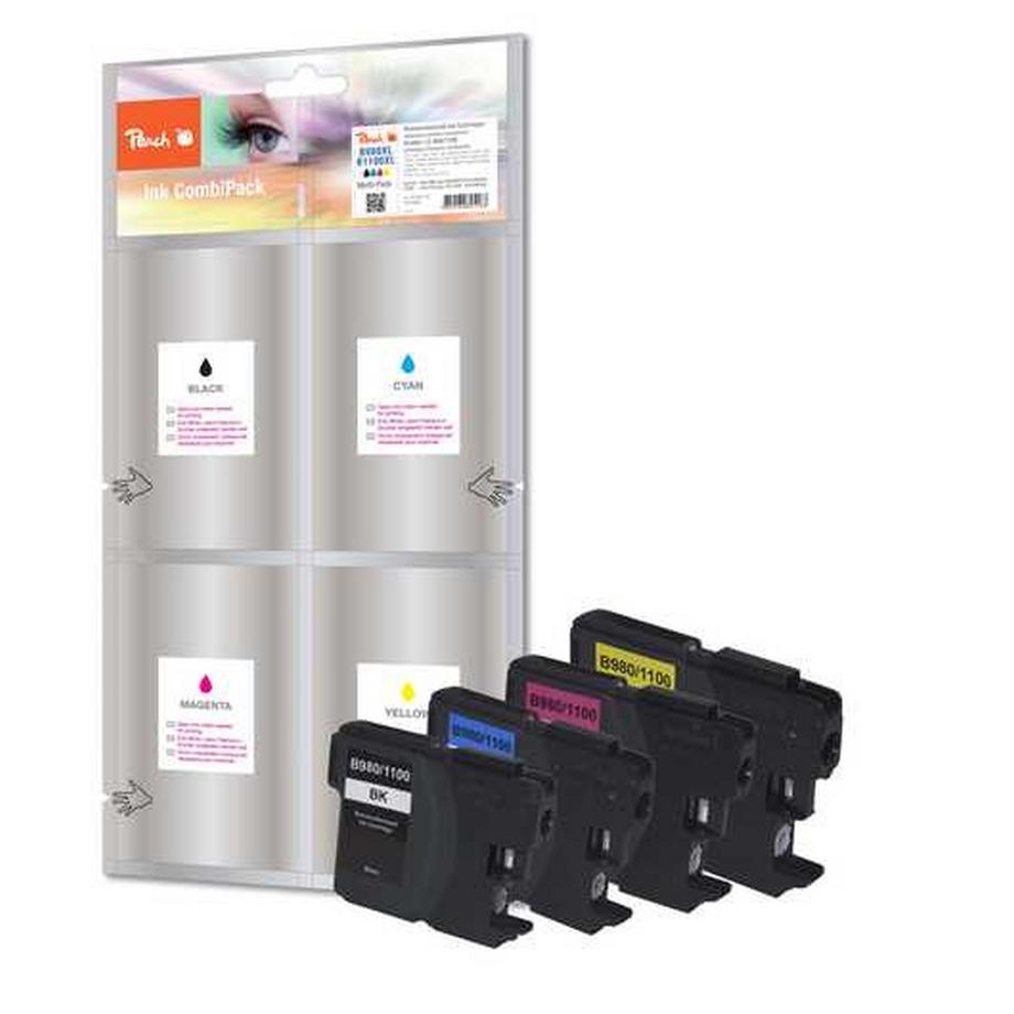 Peach  Ensemble dencre  Brother LC-1100/980 