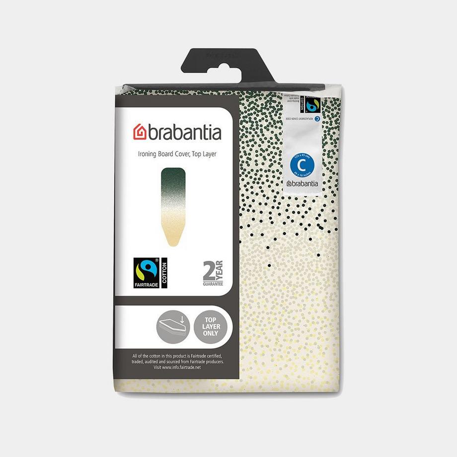 brabantia Brabantia 242267 rivestimento per asse da stiro Imbottitura per copriasse da stiro Cotone Beige, Verde  