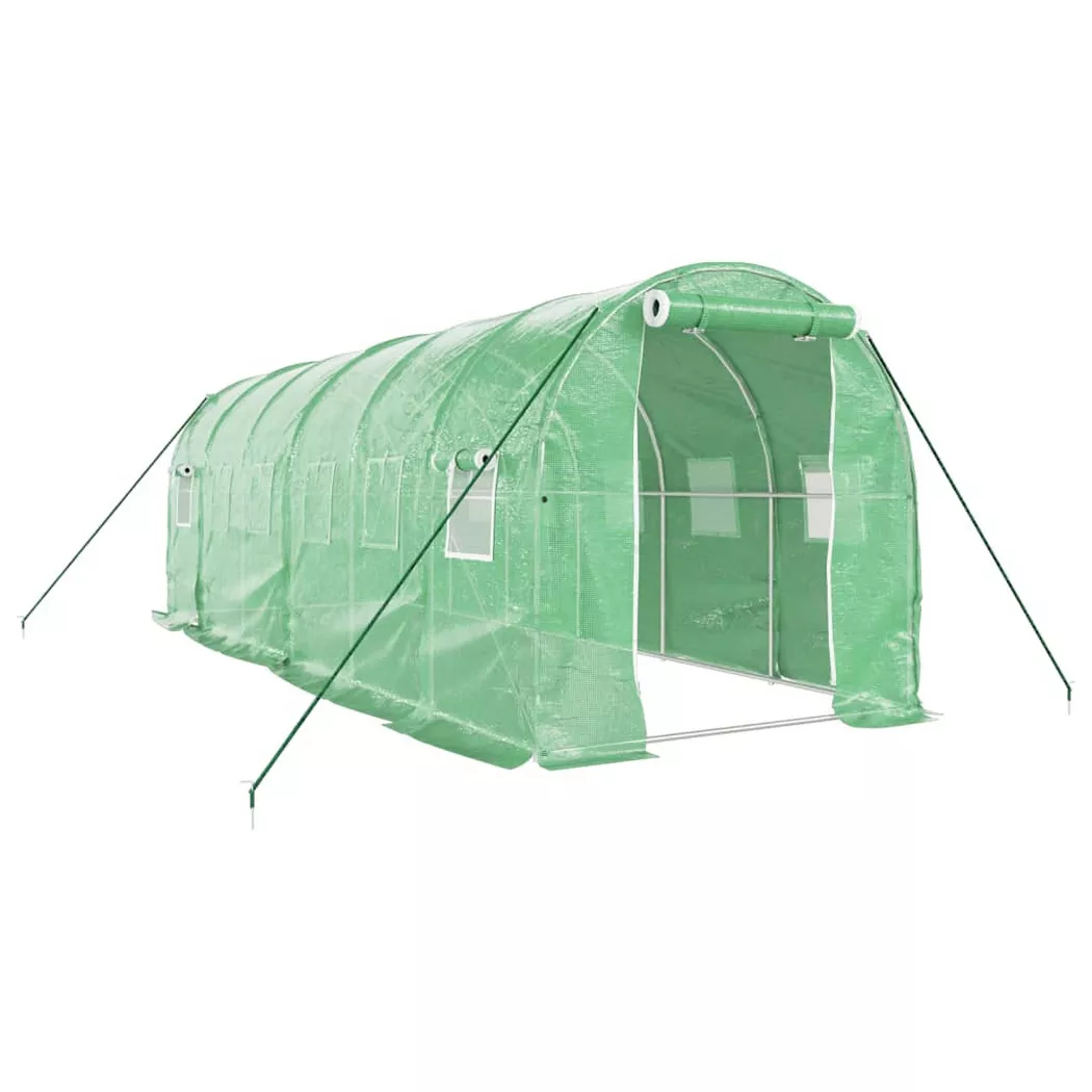 VidaXL - Gewächshaus polyethylen, One Size, Grün