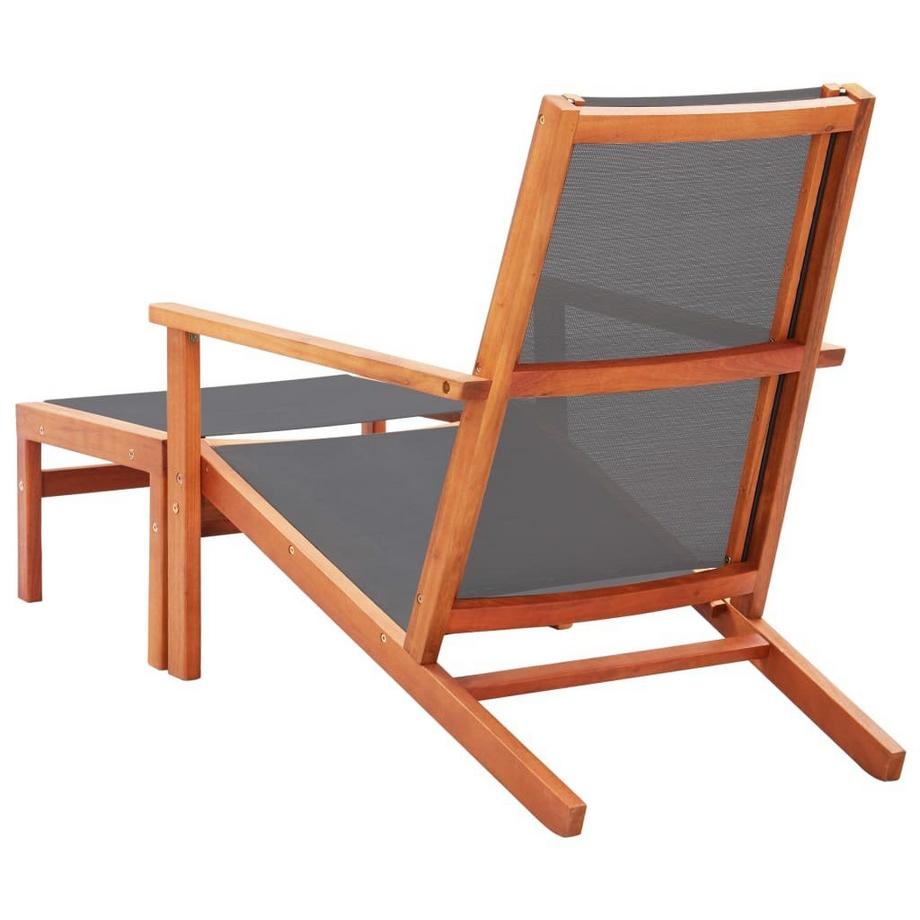 VidaXL Chaise de jardin tissu  