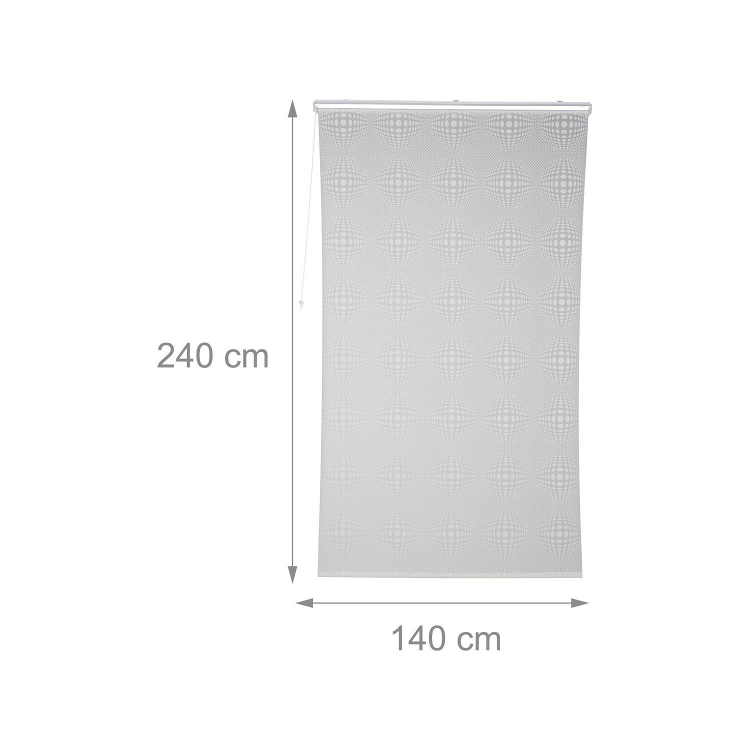 B2X Gemusterter Duschvorhang  