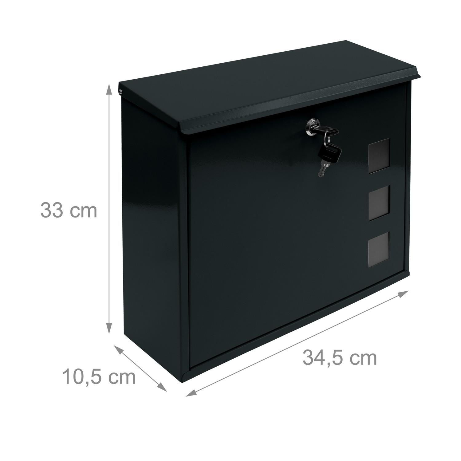 Northix Cassetta postale in metallo  