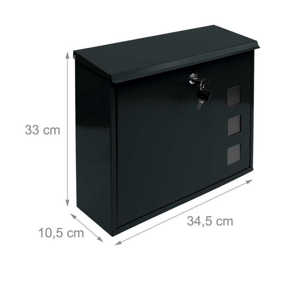 Northix Cassetta postale in metallo  