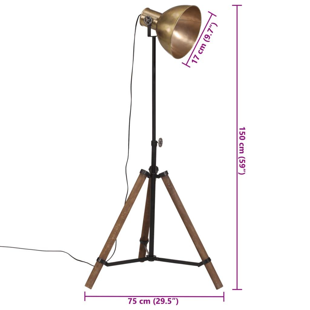 VidaXL Lampadaire fer  