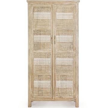 Armoire Mayra en bois massif 2 portes