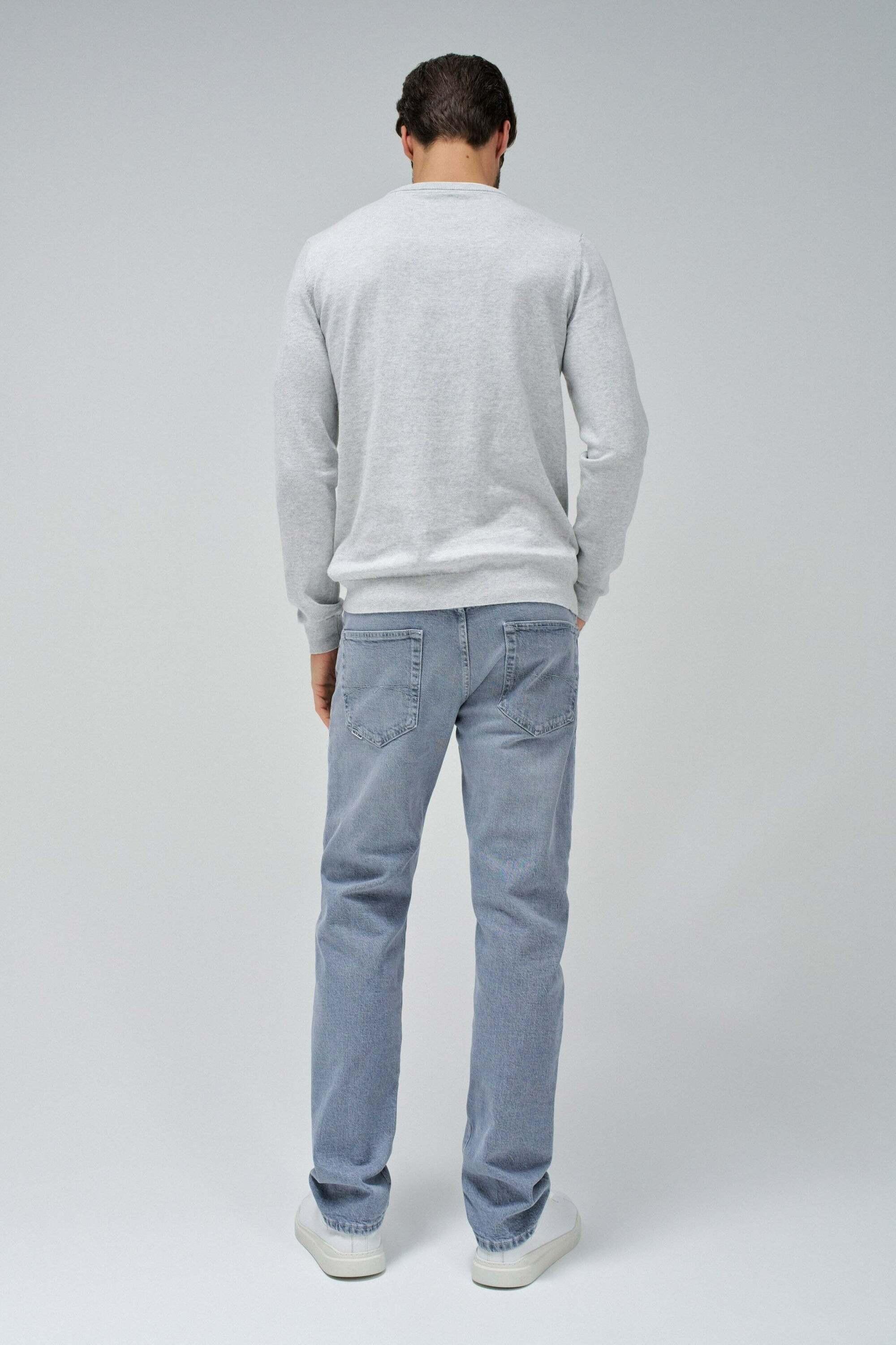 Salsa Knit Henley Pullover con dettagli in jersey sul colletto  