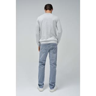 Salsa Knit Henley Pullover con dettagli in jersey sul colletto  