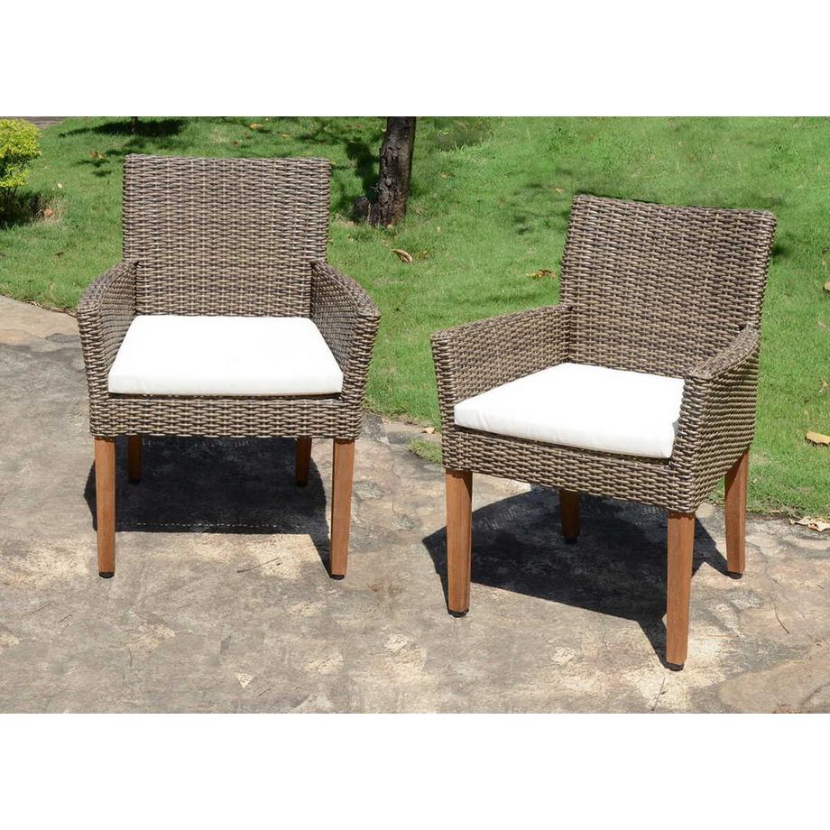 mutoni pleasure Gartenstuhl mit Armlehne Pala (2-er Set)  