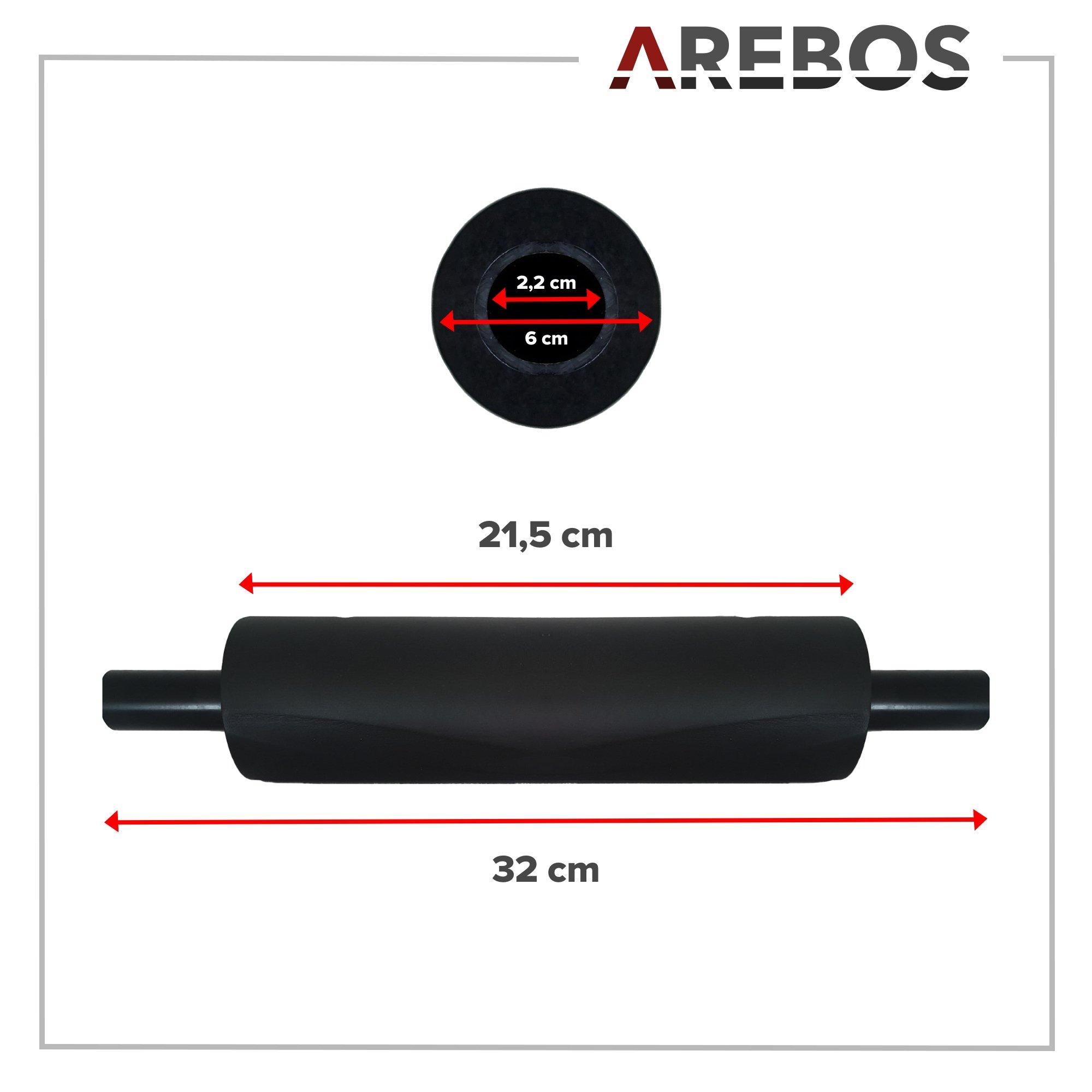 Arebos  Repose-pieds pour SUP Stand Up Paddle board 32 cm, ⌀ Tube 2.2cm universell 