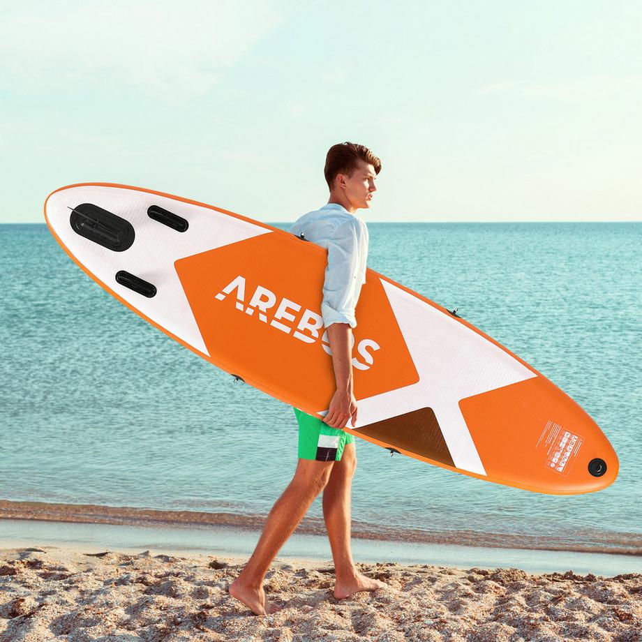 Arebos  Repose-pieds pour SUP Stand Up Paddle board 32 cm, ⌀ Tube 2.2cm universell 