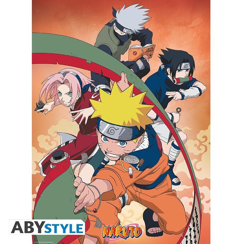 Abystyle Poster - À plat - Naruto - Groupe  