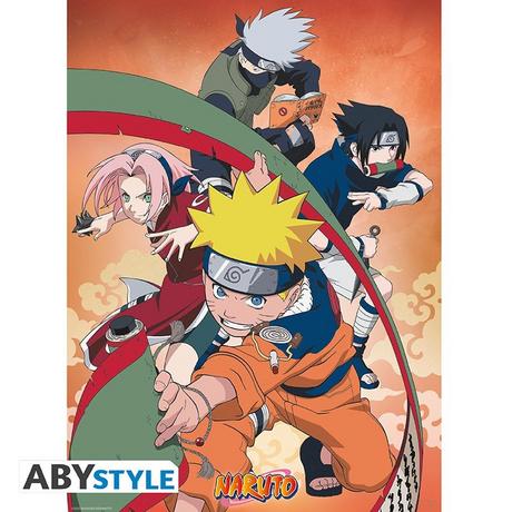 Abystyle Poster - À plat - Naruto - Groupe  