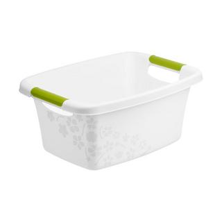 rotho Rotho Flowers porta biancheria 12 L Rettangolare Polipropilene (PP) Bianco  