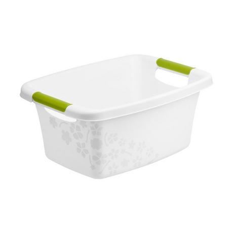 rotho Rotho Flowers porta biancheria 12 L Rettangolare Polipropilene (PP) Bianco  