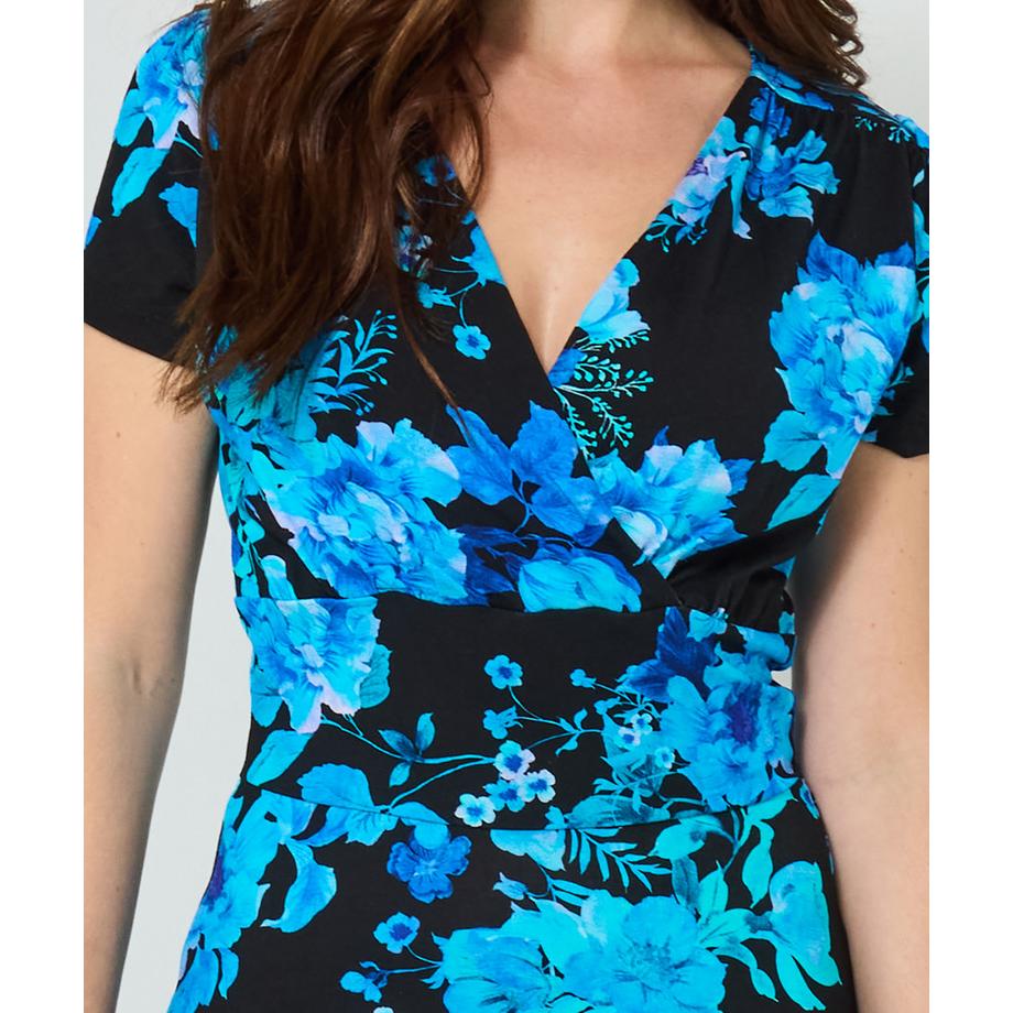 Joe Browns Abito in jersey con motivo floreale invernale e look a portafoglio  