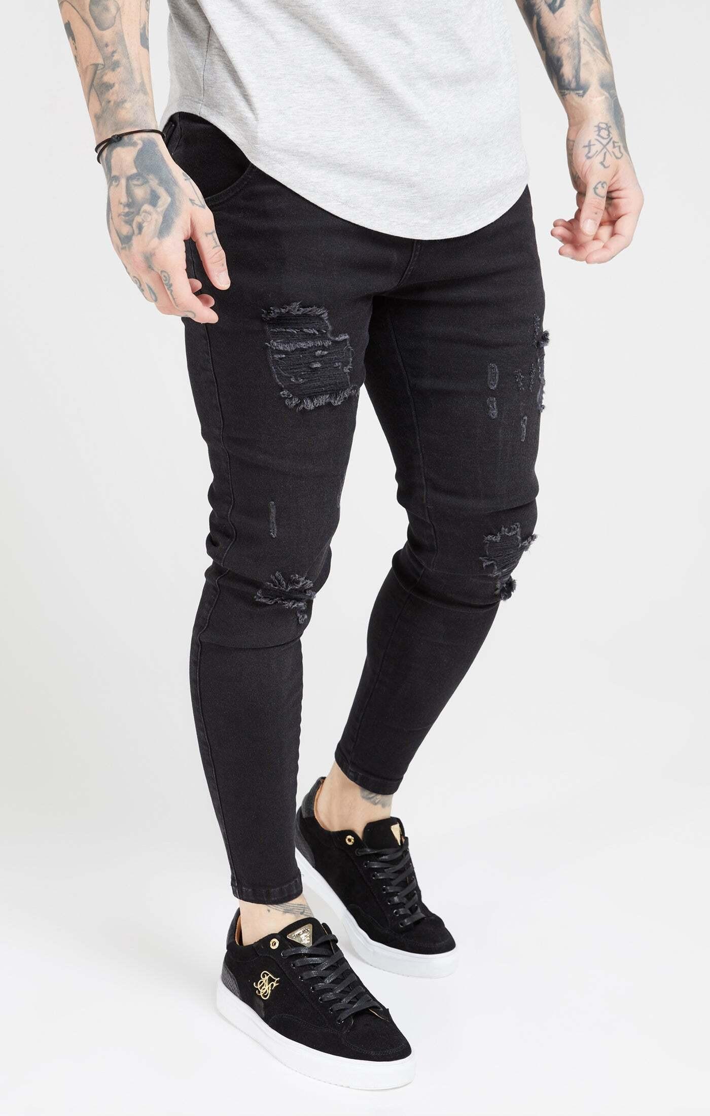 Sik Silk  Jeans Essential Distressed Skinny Jean 